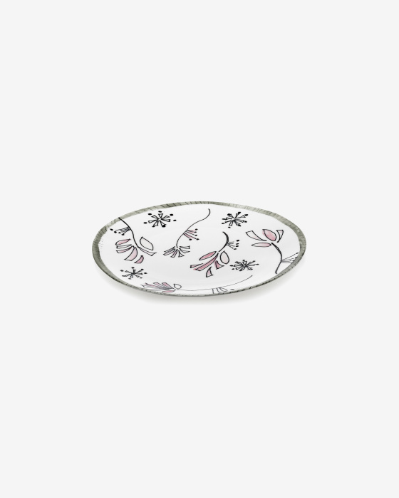 Набор из 2-х тарелок Plate Fiore Rosa Midnight Flowers by Marni, Serax