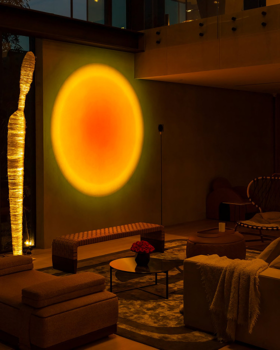 Напольный / потолочный светильник с поворотным механизмом Halo Giga, Halo Edition