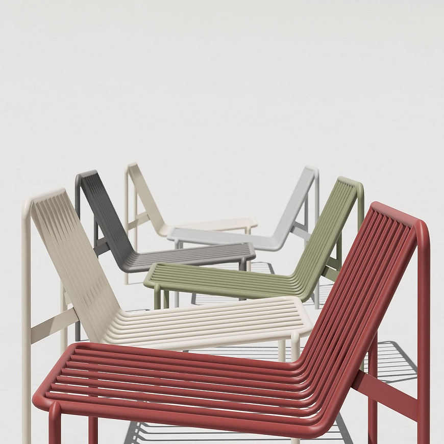 Уличное кресло без подлокотников 51°–7° ESSEN OUTDOOR, ARCHIPÉLAGO