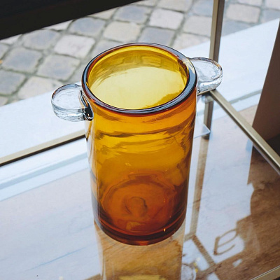 Ваза Vase Wind & Fire Amber by Marie Michielssen 