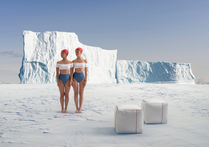 Уличный пуф Costuras Base Pouf, Diabla