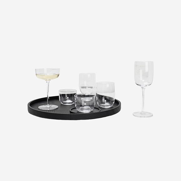 Поднос Tray Round Wood Passe-Partout, Serax