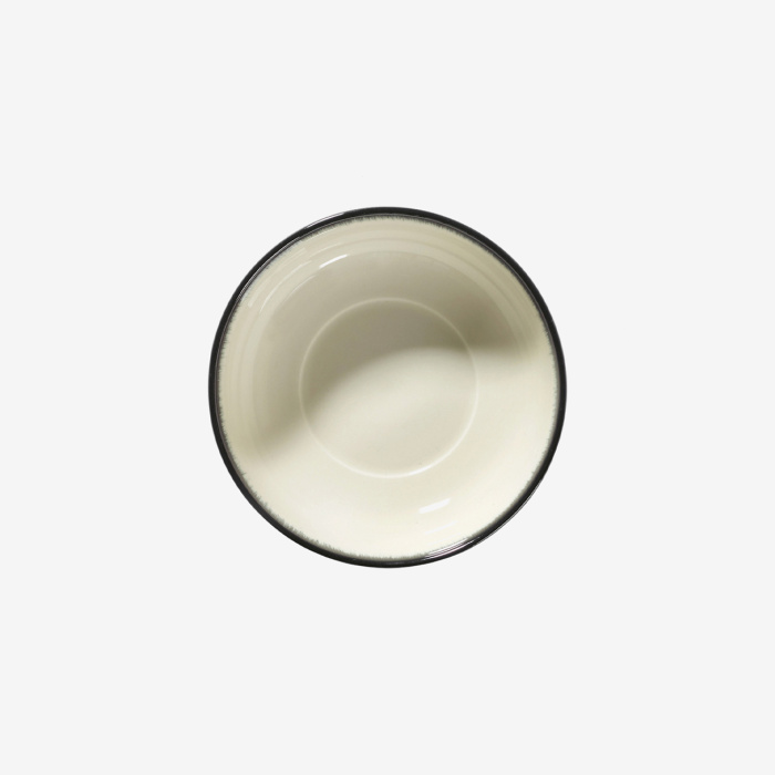 Глубокая тарелка High Plate, Dé Off-White/Black Var D by Ann Demeulemeester, Serax