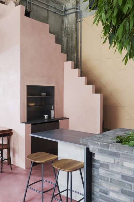 Барный табурет Pauline Bar Stool 75 cm with metal legs, Brdr. Krüger