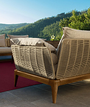 Уличный модульный диван Cruise Teak, Talenti