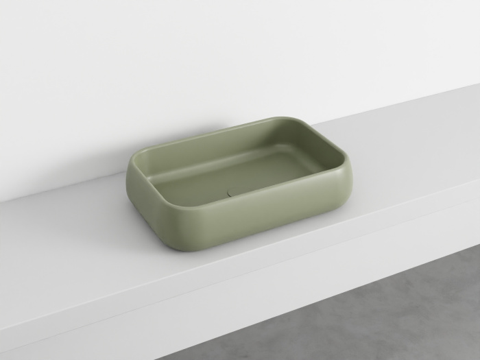 Накладная раковина Shui Rectangular On Top Washbasin 60, Cielo