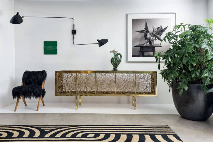 Бра Two-Arm Rotating Wall Sconce, Serge Mouille