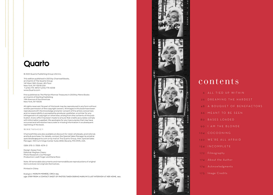 Книга Marilyn Monroe, Chartwell Books