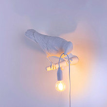 Настенный светильник Bird Looking Right White Outdoor, Seletti