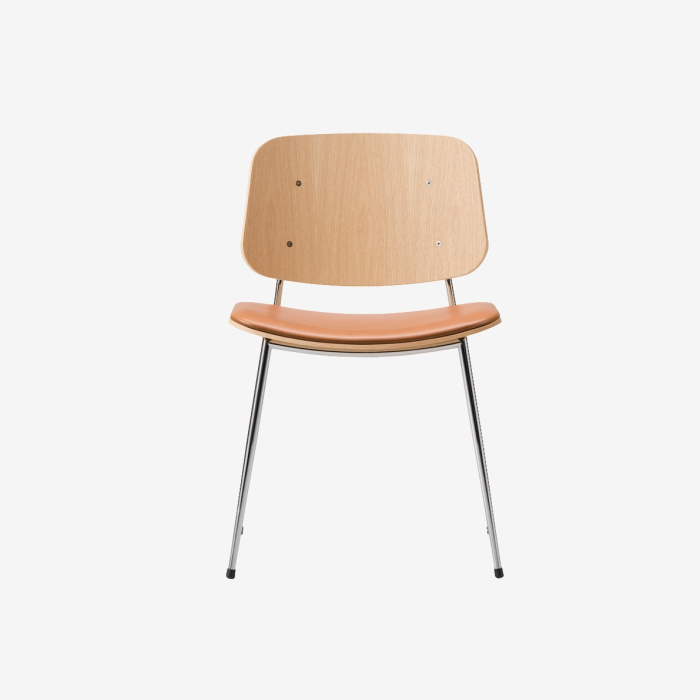 Стул Søborg Metal base Chair, Fredericia