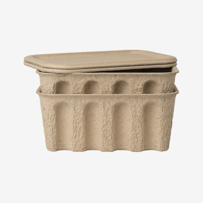 Набор из 2-х контейнеров Paper Pulp Box — Set of 2, Ferm Living