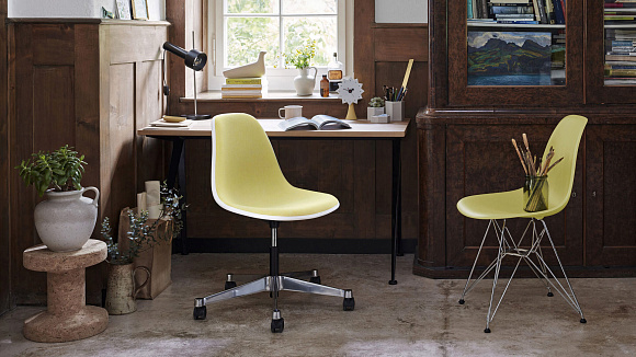 Стул Eames Plastic Side Chair RE PSCC, Vitra