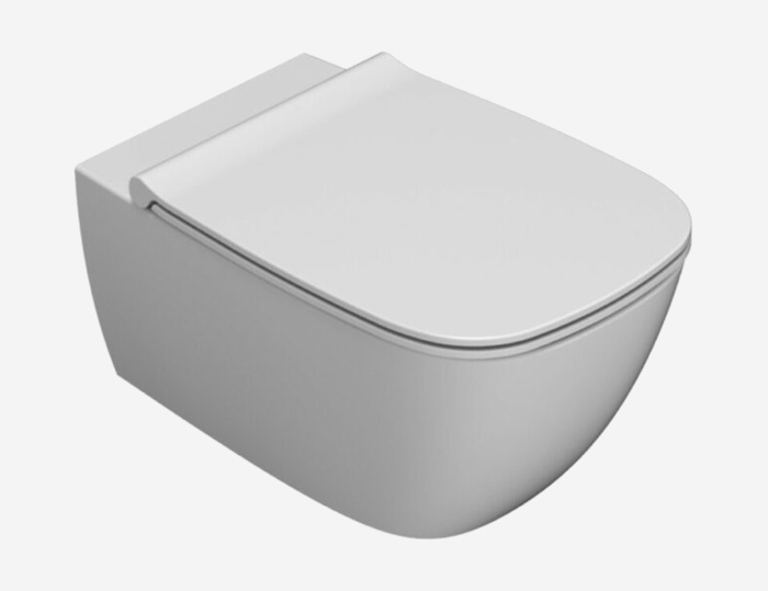Подвесной унитаз Genesis безободковый с сиденьем soft-close, Ceramica Globo