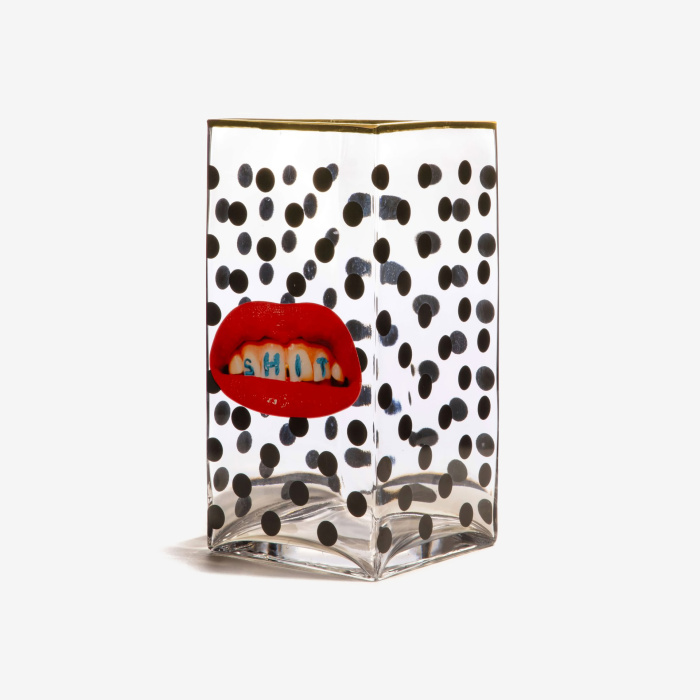 Ваза Glass Vase Shit Pois, Seletti