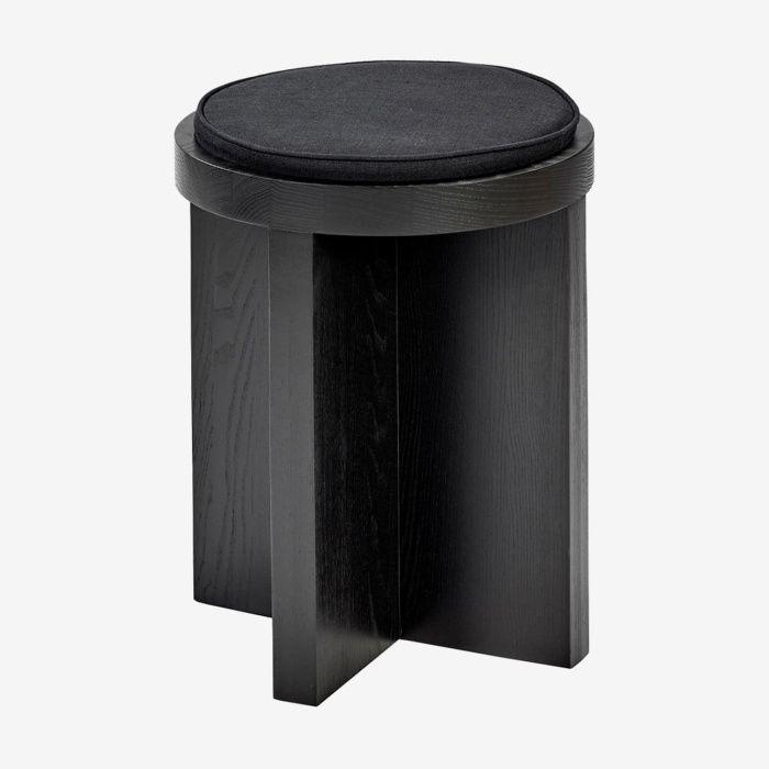 Табурет Stool With Black Cushion Tabu, Serax