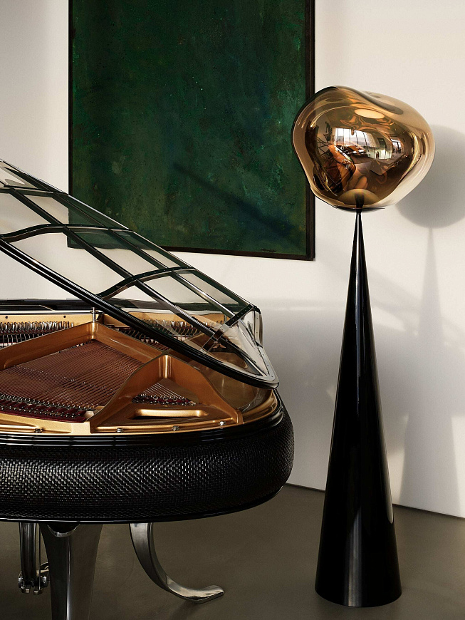 Торшер Melt Cone Fat gold, Tom Dixon