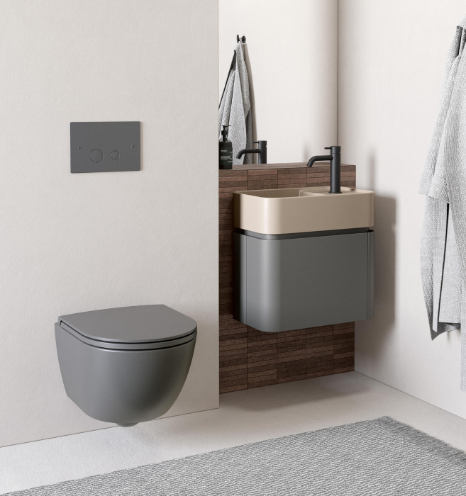 Накладная раковина без перелива Mini Living Rettangolare Washbasin, NIC Design