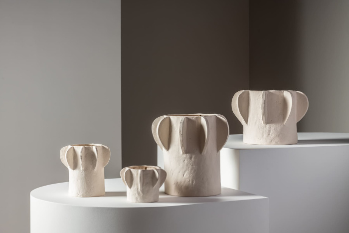 Кашпо Flowerpot 01 Beige Molly by Marie Michielssen, Serax