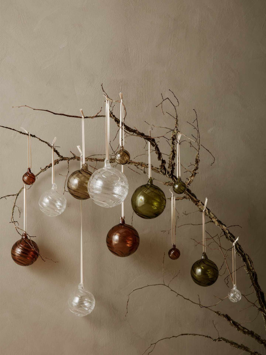 Набор из 4 ёлочных игрушек Twirl Ornaments, Ferm Living