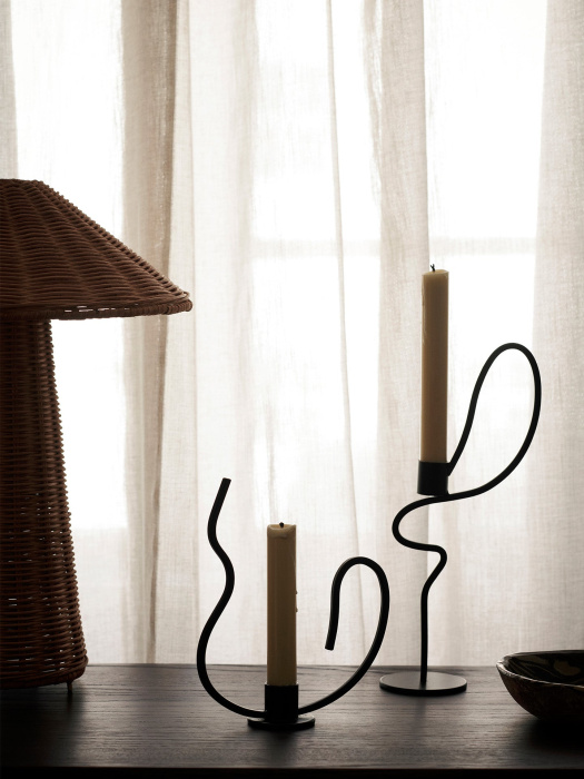 Подсвечник Valse Candle Holder — Low, Ferm Living