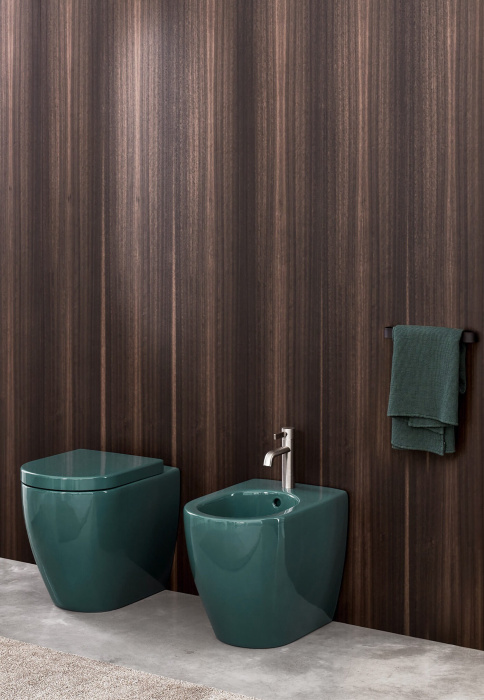 Напольный унитаз Smile Back to Wall WC Rimless безободковый, Cielo