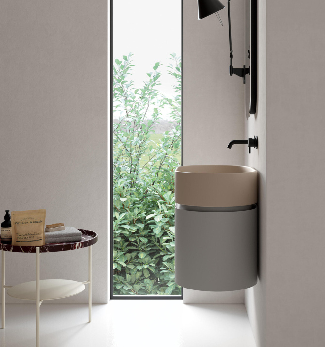 Накладная раковина без перелива Mini Living Moon Ovale, NIC Design