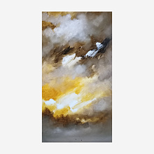 Картина «Отпечатки», глава «Рождение», диптих, 2022 г. Холст № 13, Daniil Arkhipenko