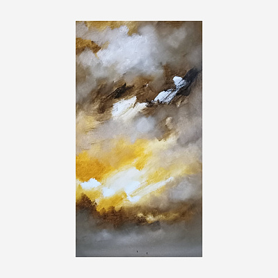 Картина «Отпечатки», глава «Рождение», диптих, 2022 г. Холст № 13 Архипенко Даниил