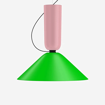 Подвесной светильник Alphabeta Pendant Uno, Luminous Green, Light Pink HEM