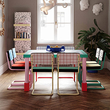 Обеденный стол Supertable Blue Stripes, Seletti
