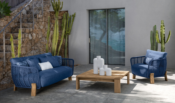 Уличный диван Argo // Wood love seat, Talenti