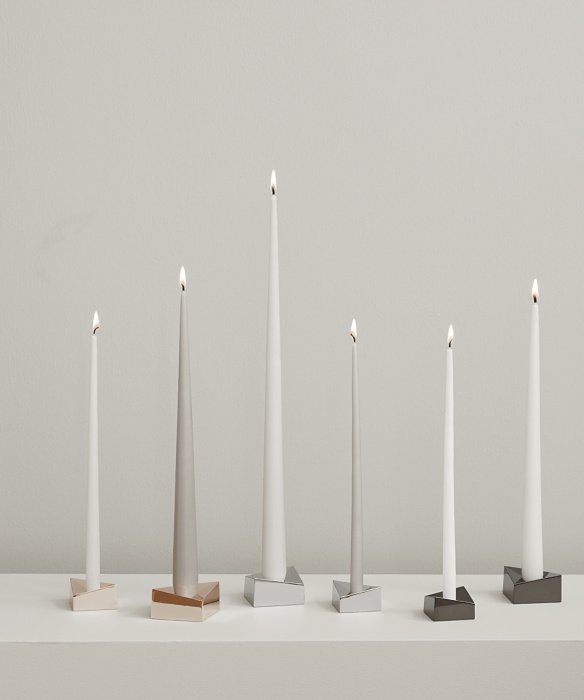 Подсвечник Stoff Nagel Reflect Candle Holder, Chrome, STOFF Nagel