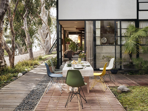 Стул Eames Plastic Side Chair RE DSR, Vitra
