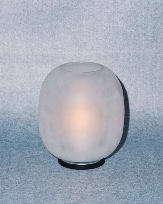 Подсвечник Wind light black/transparent Lumen, Serax