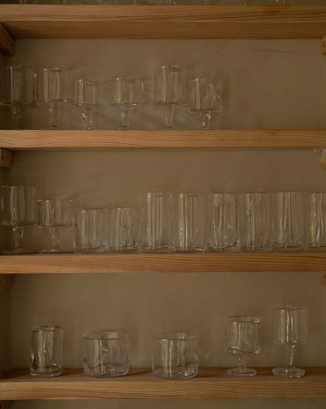 Набор из 2-х стаканов 0405 Glass Set of Two | Clear | Wide, Frama