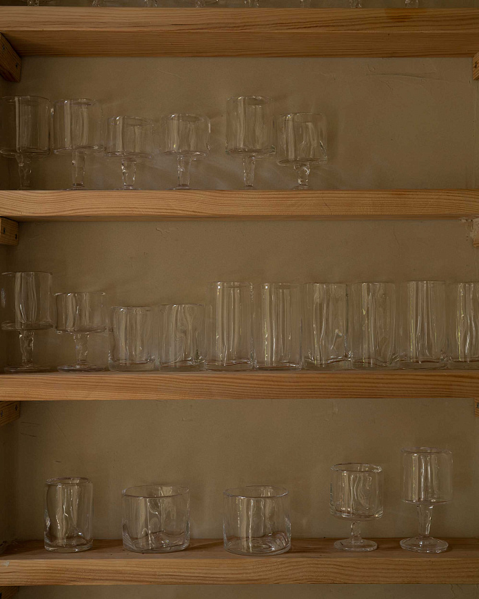 Набор из 2-х стаканов 0405 Glass Set of Two | Clear | Wide, Frama