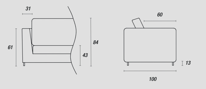 Диван Kris, Ditre Italia