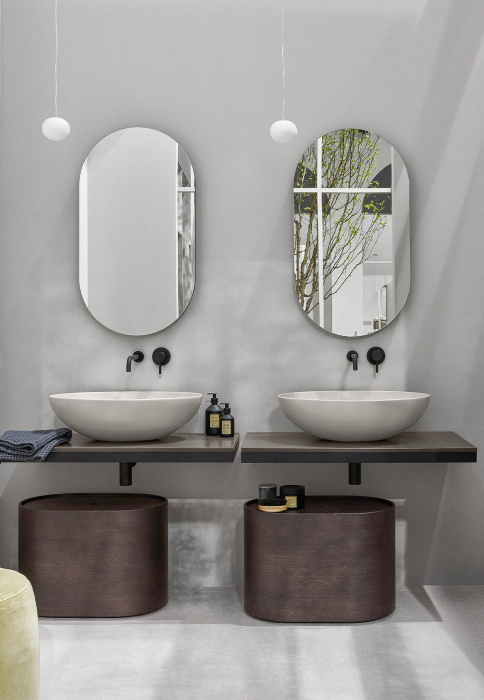 Накладная раковина без перелива Era Eco On Top Bowl Ø62, Cielo