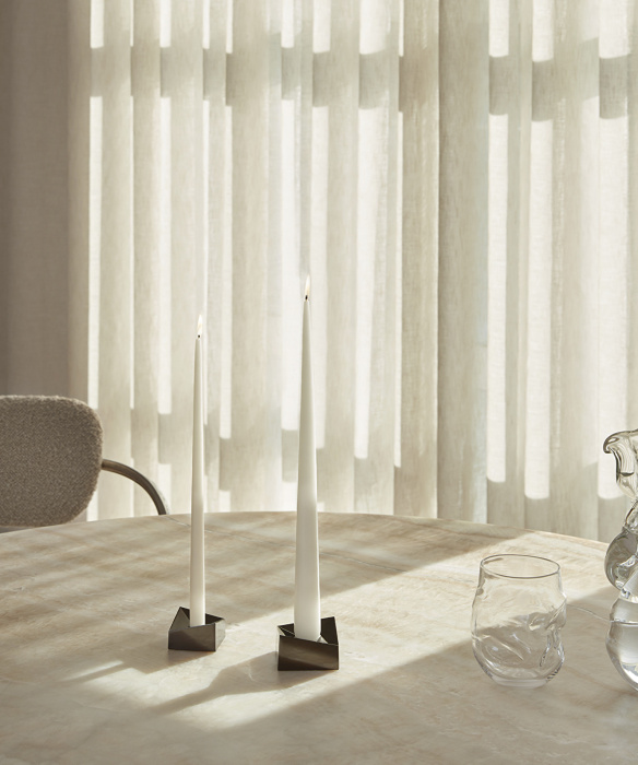 Подсвечник Stoff Nagel Reflect Candle Holder, Black, STOFF Nagel