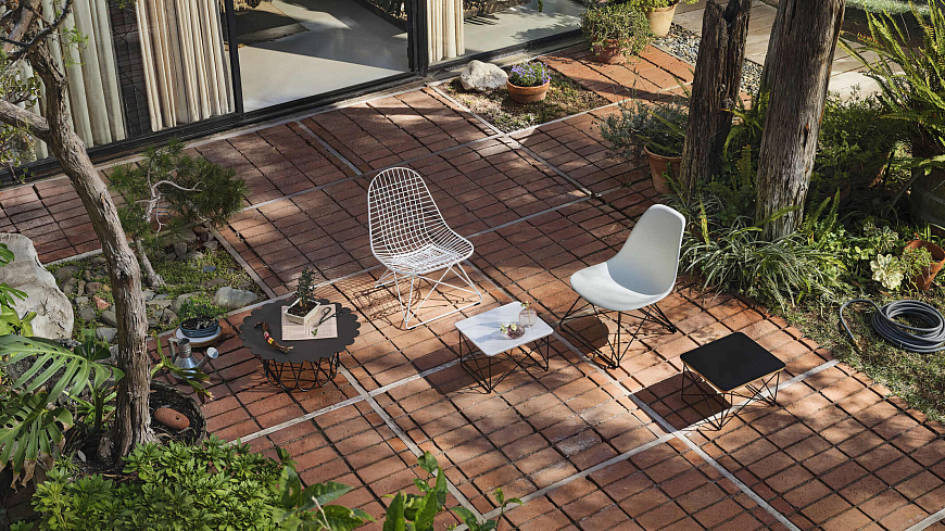 Стул Eames Plastic Side Chair RE LSR, Vitra