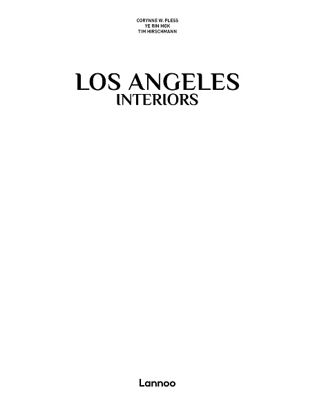 Книга Los Angeles Interiors, Lannoo Publishers