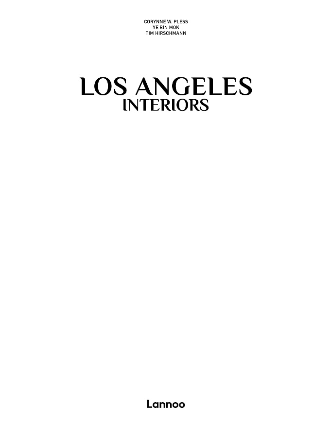 Книга Los Angeles Interiors, Lannoo Publishers