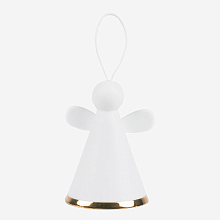 Декоративная подвеска-колокольчик Bell Angel — Golden stripes, Räder