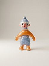 Скульптура Лыжник сине-оранжевый, Valeria Bondarenko / POVEDAII