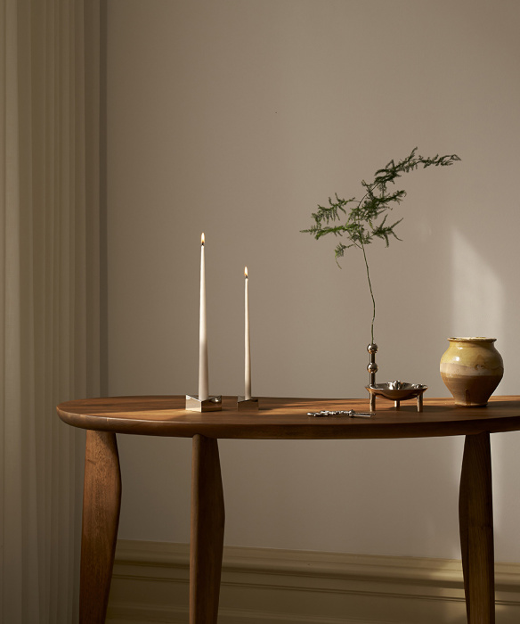 Подсвечник Stoff Nagel Reflect Candle Holder, Chrome, STOFF Nagel