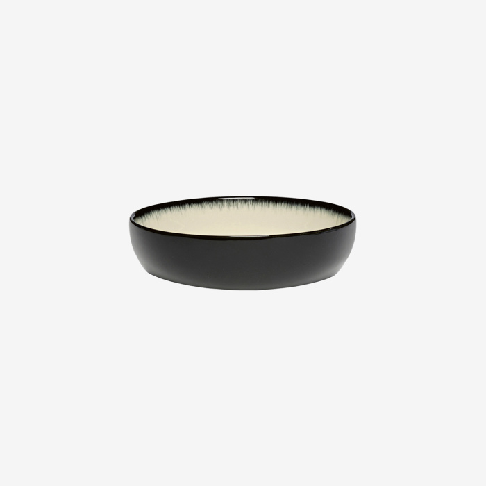 Глубокая тарелка High Plate, Dé Off-White/Black Var D by Ann Demeulemeester, Serax
