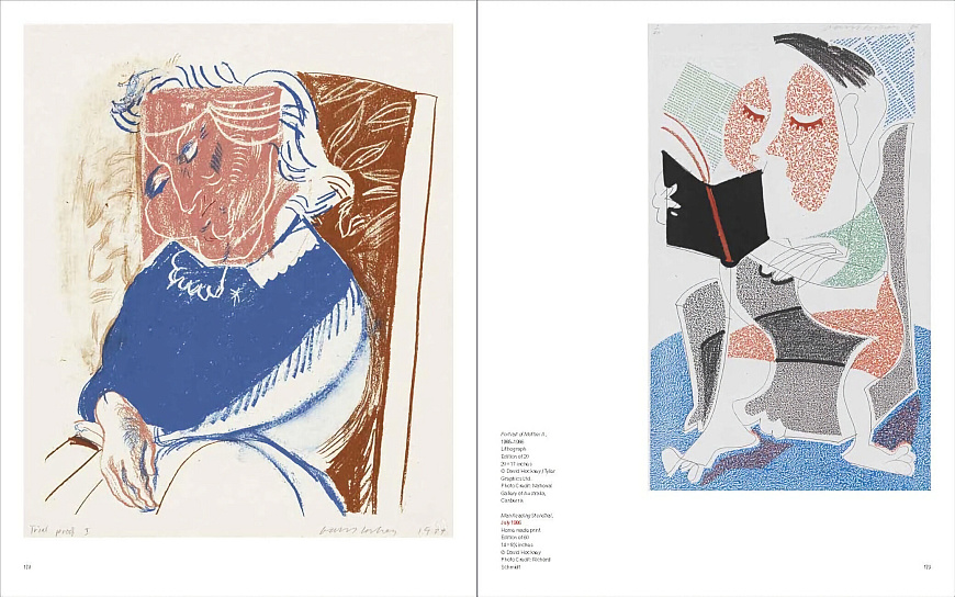 Книга David Hockney, Skira