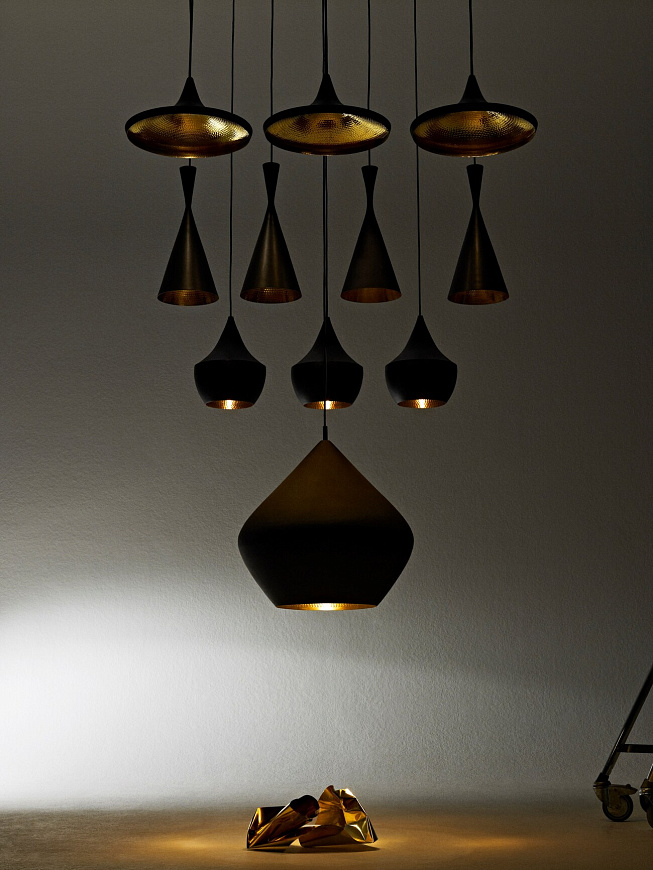 Подвесной светильник Beat Tall Brass LED, Tom Dixon