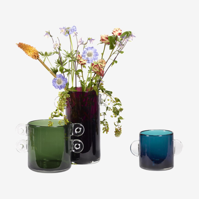 Ваза Vase Wind & Fire Dark Green by Marie Michielssen, Serax