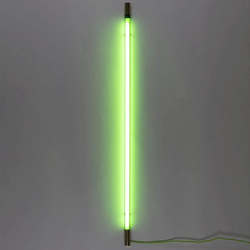 Настенный светильник Linea Golden End Green, Seletti